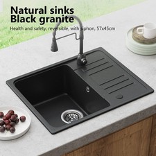 Kitchen Sink Single Bowl Black