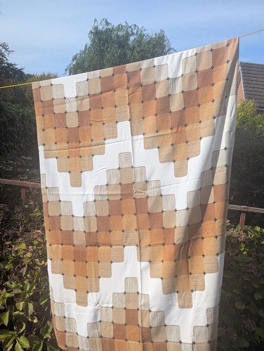 Vintage 60s geometric - 60s, curtains