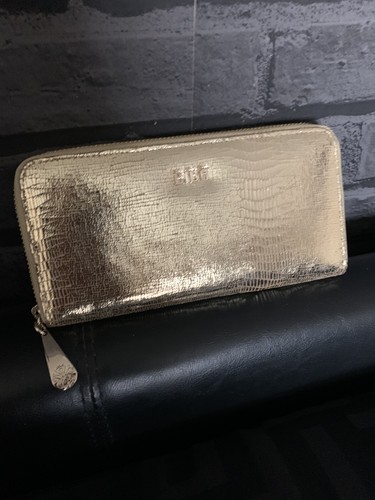 Biba gold large leather - biba, purse/