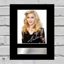 Madonna Signed Mounted Photo Display #1 