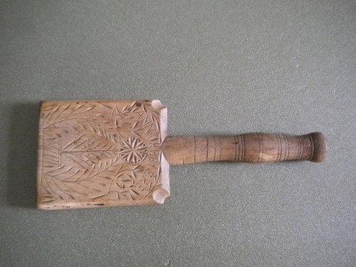 Georgian named treen carved - georgian,