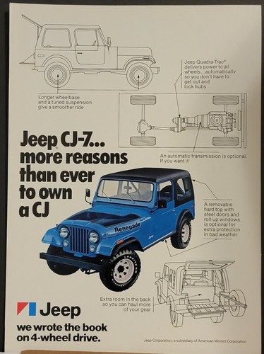 1977 jeep renegade print - renegade, 7