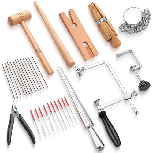 Jewelers tools set including - jewelers,