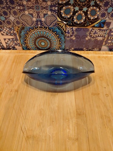 Sowerby art glass dish - glass,