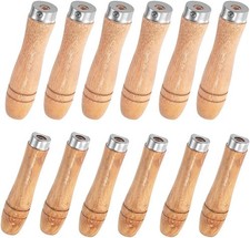 12Pcs Wood File Handles, 6Pcs