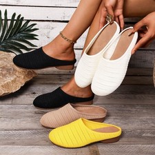 Womens Ladies Flats Slip On