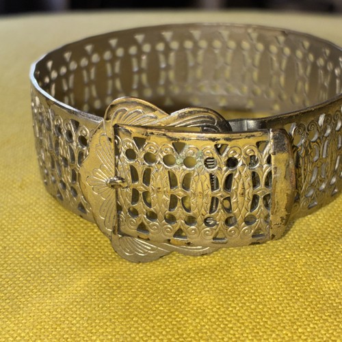 Vintage silver metal filigree - vintage,