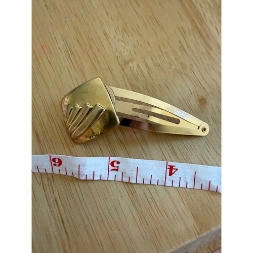 Vintage gold tone geometric - tone,