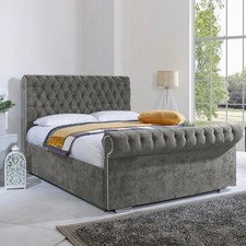 Double Sleigh Bed Frame Plush