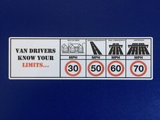 VAN DRIVERS SPEED LIMIT TRUCK