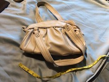 Cream Zip Fasten Handbag Asda George 