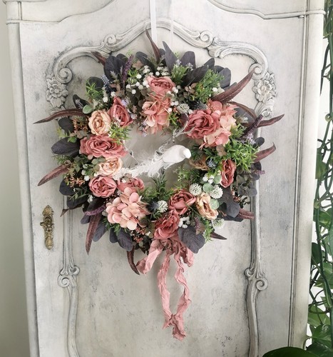 Shabby chic beautiful wreath - chic,