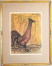 Bernard Buffet Hen The Rooster