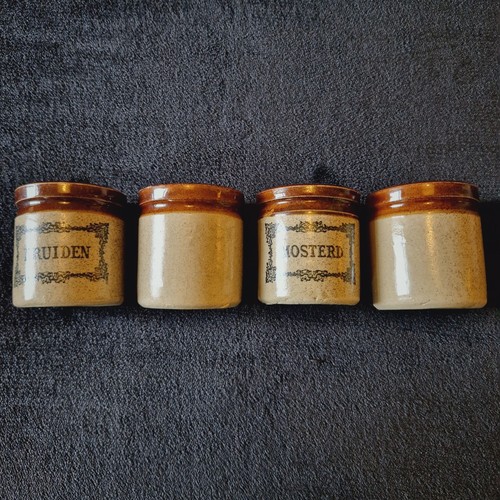 Moira stoneware spice jars - stoneware,