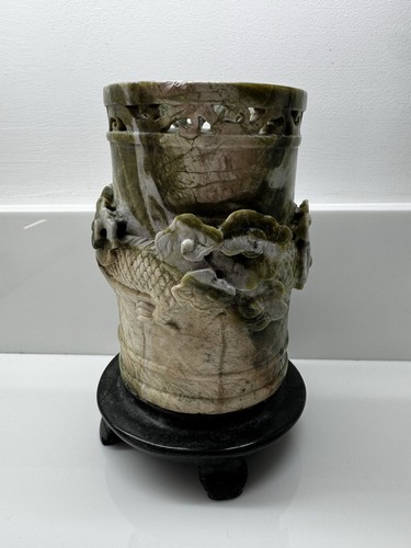 Chinese vintage brush pot - chinese,