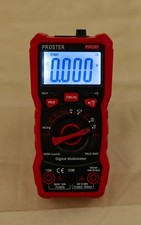 Proster TRMS 6000 Counts Auto Ranging Digital Multimeter 10A 600V AC/DC Voltage