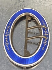 Antique  Silver Enamel Belt