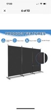 3 Panel Folding Room Divider