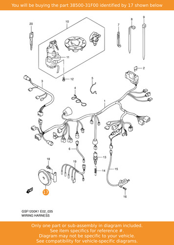 Suzuki horn assy - suzuki,