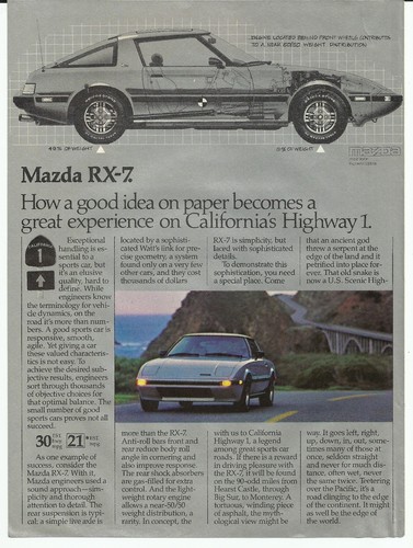 1982 mazda silver sports - rx-7,