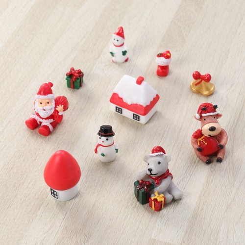 Pcs small snowman figurines - pcs,