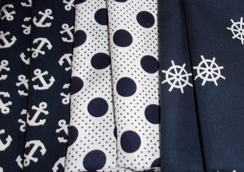 Fabric nautical anchors - fabric,