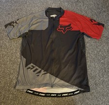 Fox Racing Livewire Cycling Jersey – Red & Grey – Size L
