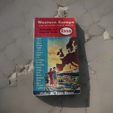 Vintage Esso Road Map &