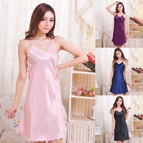 Women sexy satin chemise - women,