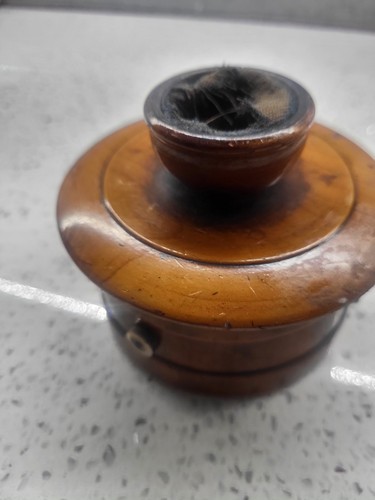 Victorian treen cotton spool - victorian,
