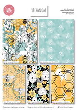 Crafts Fabrics Beetanical Queen Bee Honeybee Emboss Floral Beehive 100% Cotton