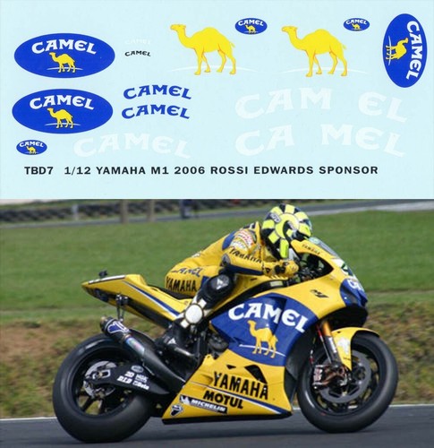 Decals for yamaha - decals, m1