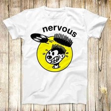 Nervous Records Music Vinyl LP Band T Shirt Meme Men Women Unisex Top Tee 3645