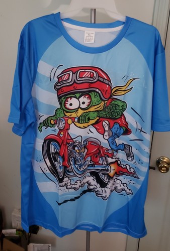 Rat fink motorcycle - racer, 3d