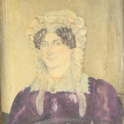 Antique regency portrait - antique,