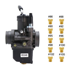 Dellorto PHBH 30BS R3488 Carburetor with 10pcs Jets For 4 Stroke Dirt Bike ATV