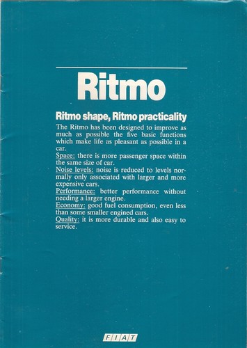 Fiat ritmo 1981 - fiat, irish