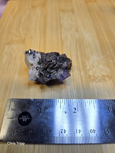 Fluorite sphalerite - fluorite, on
