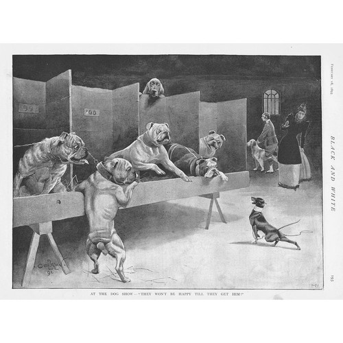 Cecil aldin scene the dog - scene, at