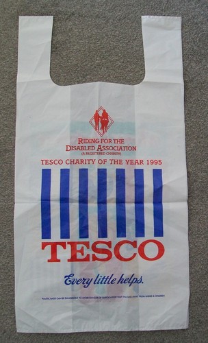 Vintage tesco carrier bag - carrier,