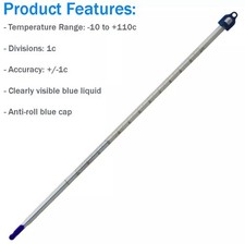 Brannan Glass Thermometer -10