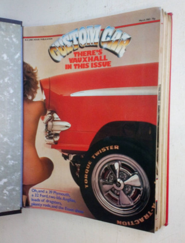 Custom car magazines - car, binder