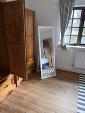 Ikea White Free Standing Mirror