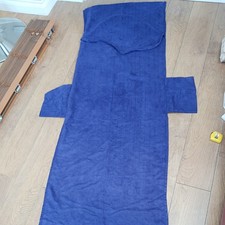 BNWOT Sun Lounger Towel 4 Pockets  Sheet Sunbed Beach Mat Bag Quick Dry Purple