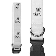 Large 'English Bulldog' Dog Collar (PR00011726)