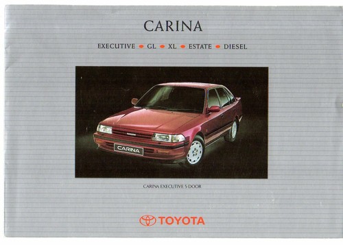 Toyota carina 1990 fleet - toyota,