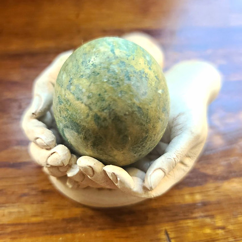 Polished mineral crystal - mineral, egg