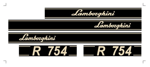 Lamborghini r754 sticker - r754,