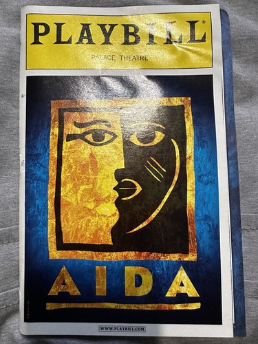 Aida playbill obc - aida,