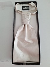 Ivory Cravat 100% Silk Wedding